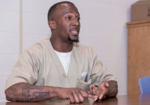 EYES ON THE FUTURE: Serving a 13-month sentence at the ACI for conspiracy, Jordan Cook is getting help from Pivot the Hustle, a free program run by Roger Williams University volunteers that provides contemporary workforce preparation for minimum-security inmates in work release. / PBN PHOTO/MICHAEL SALERNO