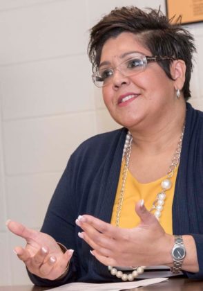 REACHING OUT: Adriana Dawson, assistant dean, professional education and employer outreach at Roger Williams University, says higher education can help ex-offenders successfully re-enter the workforce. / PBN PHOTO/MICHAEL SALERNO
