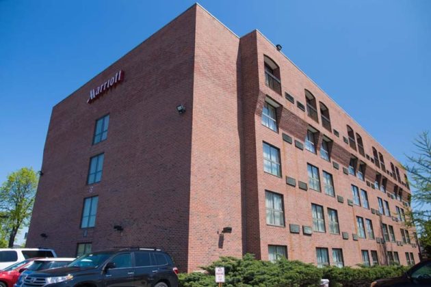 9 	Providence Marriott DowntownADDRESS: 1 Orms St.owner: CJUF III MJH Providence LLCValued at: $25,023,800 in 2016This is a six-story hotel with 346 guest rooms and suites. It was built in 1975. Its assessment increased 25 percent. / PBN PHOTO/STEPHANIE EWENS