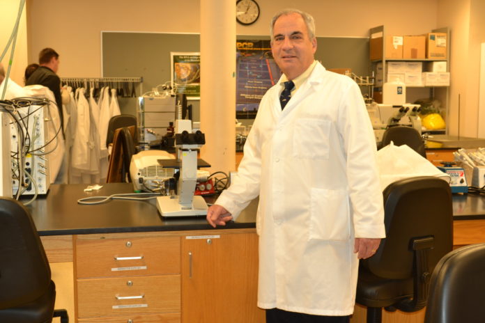 Edward Bozzi is an associate professor and coordinator of the University of Rhode Island Biotechnology Program and one of the founders of Rhode Island BioScience Leaders. / COURTESY EDWARD BOZZI