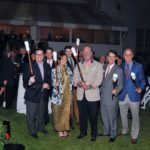 Driving Forces getting ready to light the torches for Waterfire / Skorski Photography