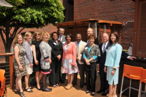 The Neighborhood Health Plan of RI team with Industry Leader Honoree Shantha Diaz (center) / Skorski Photography
