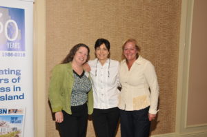 Outstanding Mentor honoree Digit Murphy (center) / Skorski Photography