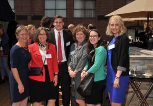 Achievement Honoree Deborah Schimberg from Verve with Robin Dziuba and Chris Swick, Merrill Lynch and Donna Pheland, Howland Evangelista Kohlenberg Burnett, and Ashley Miner / Skorski Photography