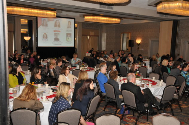 A crowd of over 300 attended the 2016 Business Women Leadership Summit &amp; Awards Luncheon at the Providence Marriott / Skorski Photography