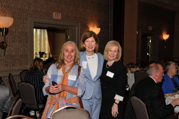 Bryant University Mary Moroney, Kati Machetley (panelist) and Betty Powers / Skorski Photography
