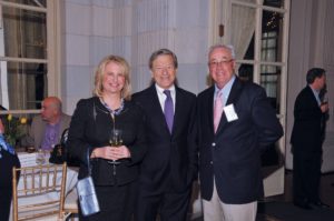 Jim Taricani and wife Laurie White, Providence Chamber of Commerce with Joe DeAngelis of Adler Pollock & Sheehan / Skorski Photography