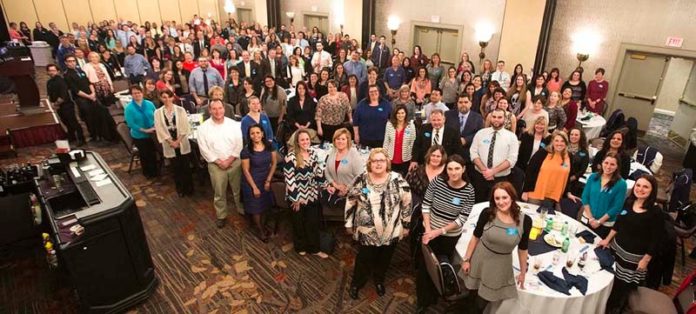 SALUTE TO STAFF: More than 200 workers attended the 2016 Employee Recognition Night held in March. / COURTESY PAWTUCKET CREDIT UNION