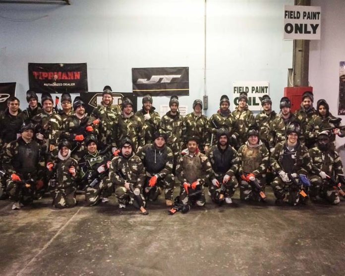WORK HARD, PLAY HARDER: Atrion encourages staff to take time off to recharge, but also uses nontraditional events for professional development, such as indoor paintball. / COURTESY ATRION