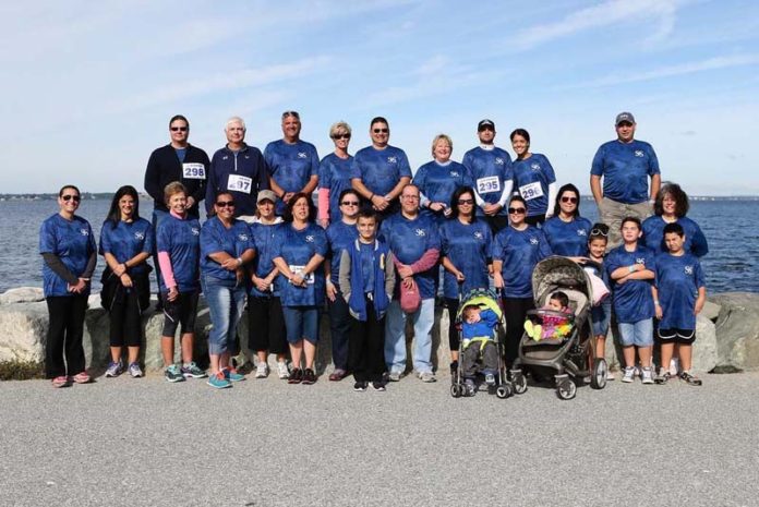 REMEMBERING HEROES: Starkweather employees sponsor and participate in the Run for the Fallen Run/Walk at Colt State Park last September. / COURTESY STARKWEATHER & SHEPLEY