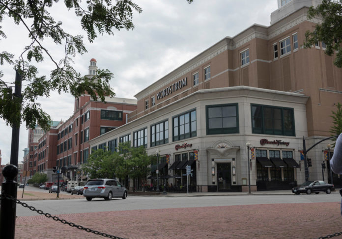 BIG FOOTPRINT: City officials did not expect Providence Place, which benefits from a generous taxpayer subsidy, to increase in value as it aged. But today it is by far the city's most valuable commercial property. / PBN PHOTO/ MICHAEL SALERNO
