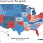 R.I. foreclosure rate falls in May CORELOGIC said Rhode Island followed national trends in May, as its foreclosure inventory and serious delinquency rates declined compared with May 2015's rates. / COURTESY CORELOGIC