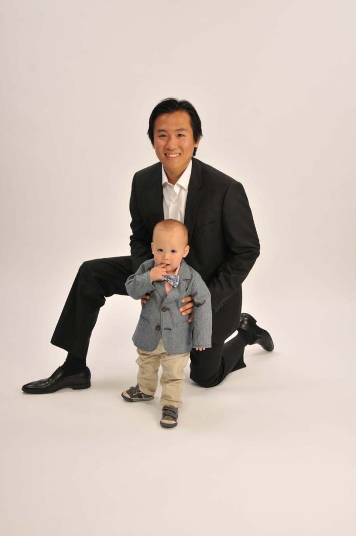The Prop: John Luo makes sure that his 1-year-old son Orion gets the best of him.
