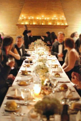 IN THE SWING OF THINGS: A formal Newport dinner celebration as catered by Blackstone Caterers who brought back a Big Band Supper Club during July's Bridgefest. / COURTESY BLACKSTONE CATERERS