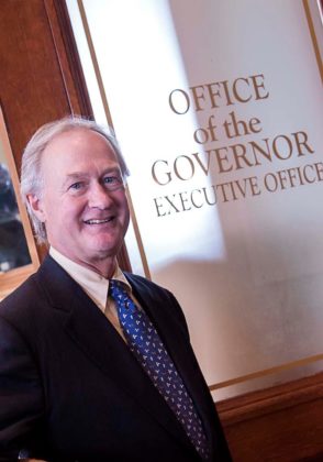 NO FIX: Former Gov. Lincoln D. Chafee said he was aware of unfunded municipal pension liabilities and OPEBs while in office, but he couldn't get political support for state reform to provide local flexibility. / PBN PHOTO/MICHAEL SALERNO