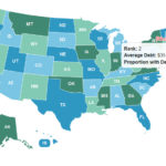 RHODE ISLAND has the second-highest average student loan debt in the nation, according to LendEDU. / COURTESY LendEDU