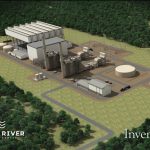 A RENDERING of the proposed natural gas-powered electrical plant in Burrillville.  / COURTESY INVENERGY LLC