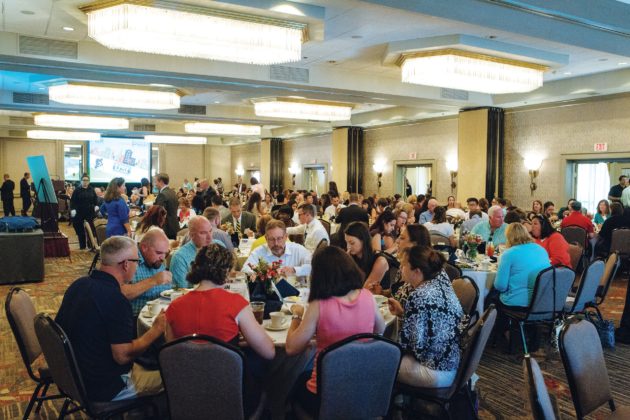 250 guests attended PBN&rsquo;s Healthiest Employers awards luncheon at the Providence Marriott 