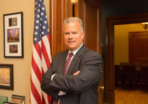 BULLISH ON RHODE ISLAND: House Speaker Nicholas A. Mattiello said he does not think companies are wary of locating to the state amid a perception of legislative ethics flaws. / PBN PHOTO/TRACY JENKINS