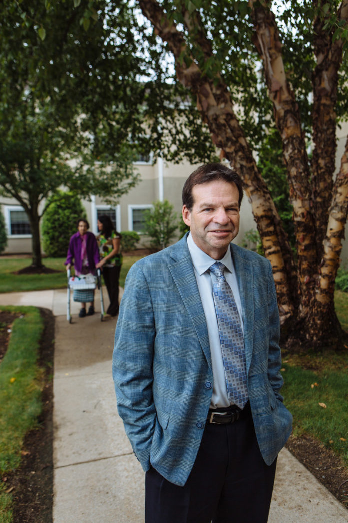 Steven J. Horowitz originally joined Saint Elizabeth Community in 1985, and has been CEO and president since 1998. In that time, he has overseen significant growth in the social service agency that works to improve quality of life for the elderly. / PBN PHOTO/RUPERT WHITELEY