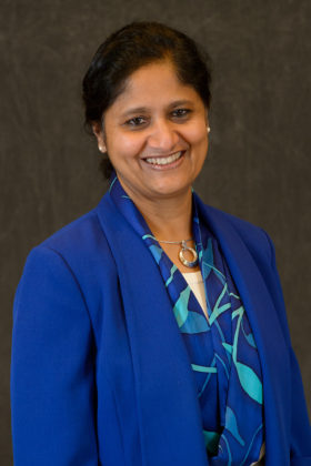RAJANI MAHADEVAN, the vice president of information systems for The Beacon Mutual Insurance Co., has been selected to become chief operating officer for the workers compensation insurer when the current COO, Brian J. Spero, succeeds outgoing President and CEO James V. Rosati next July. / COURTESY BEACON MUTUAL INSURANCE