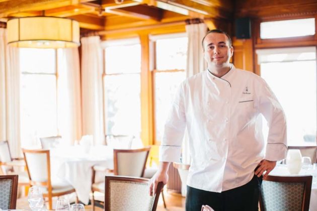 MADE TO LAST: Executive chef Lou Rossi of Castle Hill Inn in Newport shows off his chef's &quot;whites.&quot; / COURTESY ERIN MCGINN,  NEWPORT RESTAURANT GROUP.