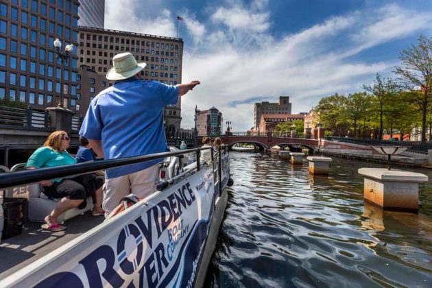 POTENTIAL FOR MORE: Providence River Boat Co. General Manager Kristin Stone says that 80 percent of the company's customers come from events held at the R.I. Convention Center and believes she could get even more if she could have a presence near the RICC/Dunkin' Donuts Center Complex. / COURTESY PROVIDENCE RIVER BOAT CO.