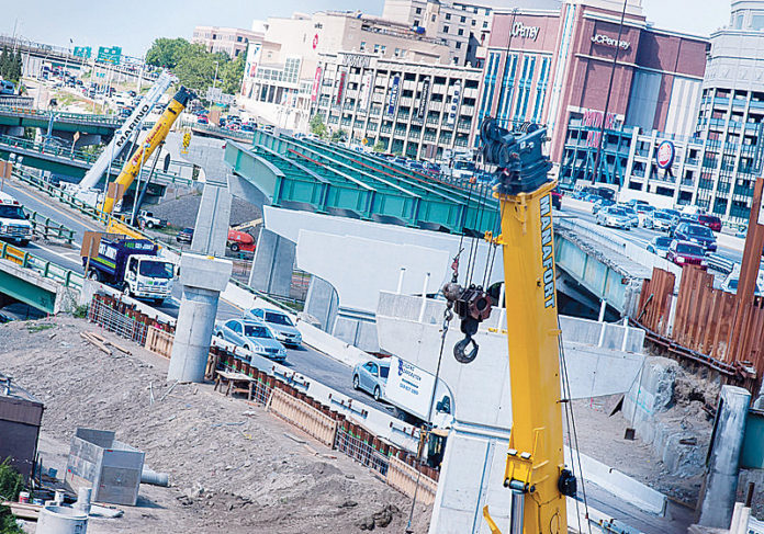 RHODEWORKS, THE RHODE ISLAND infrastructure repair program, won a regional award from the 2017 Northeast Association of State Transportation Officials. / PBN FILE PHOTO/MICHAEL SALERNO