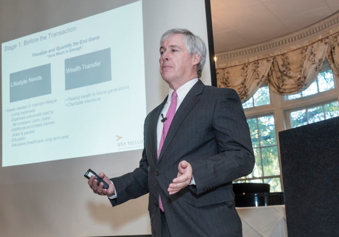 TAX VIEW: Jeremiah Doyle IV, senior vice president at BNY Mellon Wealth Management, says retirees should be focusing more on income taxes than estate taxes. / PBN PHOTO/ MICHAEL SALERNO