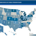 Report: State pension plans face growing challenges, R.I. no exception RHODE ISLAND ranks 39th among the states for its funded ratio of its public pension plan at 29.6 percent. This measure looks at the total value of a plan's assets weighed against its accrued liabilities; the data was included in a report from the American Legislative Exchange Council and State Budget Solutions. / COURTESY ALEC/STATE BUDGET SOLUTIONS