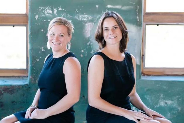 HAVING FUN: HulaFish Creative owners Jennifer Giardino, left, and Jamie Sharp worked together at a marketing agency before launching their own creative-services company last November. / COURTESY ROBYN IVY PHOTOGRAPHY