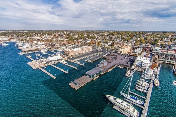 THE PERRY MILL WHARF in Newport has been listed for sale for $28 million. / COURTESY LILA DELMAN REAL ESTATE INTERNATIONAL