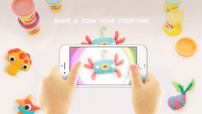 HASRO INC. debuted the PLAY-DOH Touch app and the PLAY-DOH Touch Shape to Life Studio set at Apple stores recently. / COURTESY HASBRO INC.
