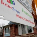 FORECLOSURE RATES fell in September in the Providence-Warwick-Fall River metropolitan area and in Rhode Island, CoreLogic said. / BLOOMBERG FILE PHOTO/JEFF KOWALSKY