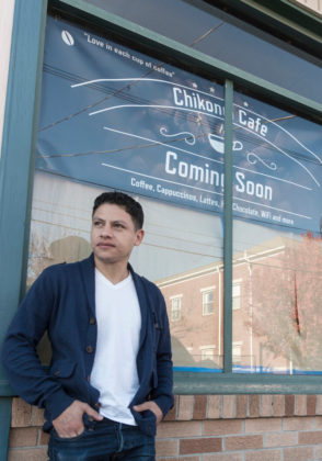 SOMETHING BREWING: Gerardo Reyes, owner of the soon-to-open Chikondi Caf&eacute; in Central Falls, is excited about sister-city trade opportunities between Guatemala City and Providence, especially the coffee import process. / PBN PHOTO/MICHAEL SALERNO