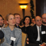 For business, cyber forewarned is cyber forearmed TAKING IT SERIOUSLY: Jen Hogencamp, foreground, of BlumShapiro was among the roughly 200 attendees at PBN's Dec. 8 Cybersecurity Summit, which touched on the technological and human resource challenges facing businesses in the Information Age. / PBN PHOTO/ MIKE SKORSKI