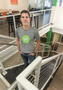 JOB CREATOR: MojoTech founder Nick Kishfy is proud to bring high-paying jobs to Rhode Island. He has grown the Providence-based web- and mobile-app development company, now with more than $7 million in revenue, to add three satellite offices throughout the United States. / PBN PHOTOS/ MICHAEL SALERNO