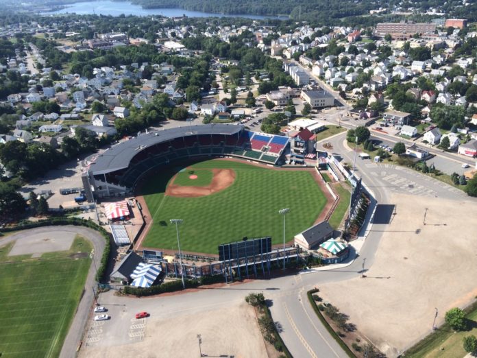 A STUDY COMMISSIONED BY Pawtucket, the Pawtucket Red Sox and the state of Rhode Island looking at what to do with McCoy Stadium - rehabilitate it or tear it down and build a new stadium from scratch -- sees the second option as preferable, but it also concludes that the location of the stadium is not likely to produce much additional investment in the area around it. / COURTESY PAWTUCKET RED SOX