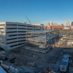 HERE IS THE NEW National Grid substation under construction at 342 Eddy St. in Providence. Rhode Island ranked 36th in the nation for its 1.1 percent construction job loss over the year in December, according to the Associated General Contractors of America. / PBN FILE PHOTO/MICHAEL SALERNO