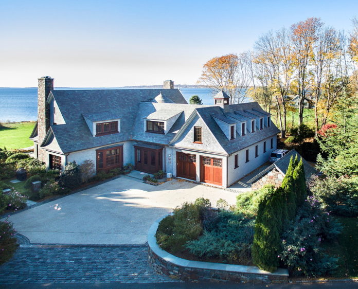 THIS CUSTOM shingle-style house, built in 2008, has sold for $3.5 million. It is the highest sale in Barrington since 2014, according to Gustave White Sotheby’s International Realty. / COURTESY GUSTAVE WHITE SOTHEBY'S INTERNATIONAL REALTY