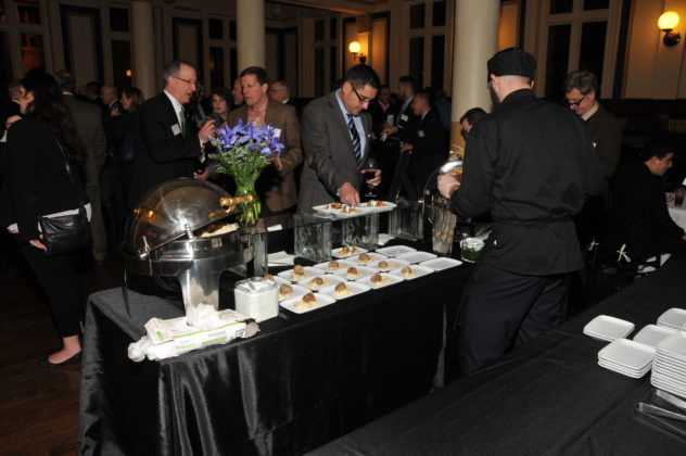 PROVIDENCE BUSINESS NEWS held its Book of Lists party at the Providence Public Library on Thursday night. Russell Morin Catering &amp; Events provided food. / PBN PHOTO/MIKE SKORSKI