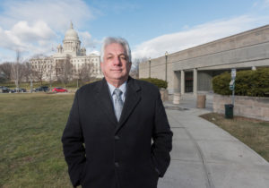 BEST PRACTICE: RIDOT Director Peter Alviti Jr. says its best to solicit proposals from private industry, rather than design something and put it out for public bids, when it comes to the planned transit hub for Providence. / PBN PHOTO/MICHAEL SALERNO