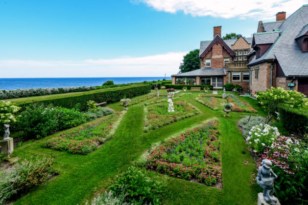 OCEAN LAWN, a circa 1889 Queen Anne-style home in Newport located along Cliff Walk, has sold for $11.65 million. / COURTESY LILA DELMAN REAL ESTATE INTERNATIONAL