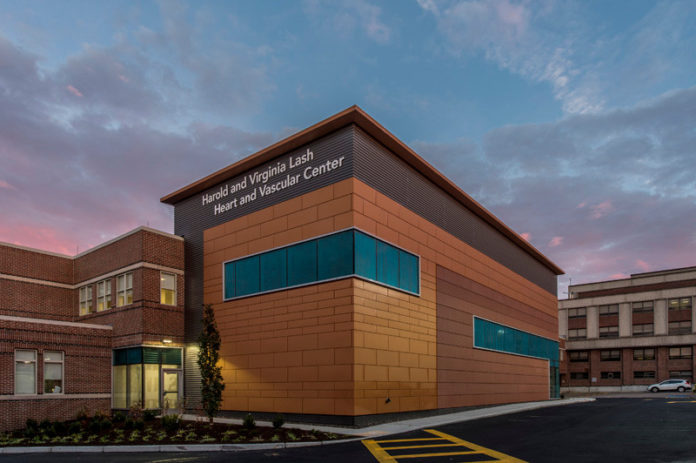 SOUTHCOAST HEALTH'S major capital campaign funds were used to build the 6,700-square-foot Harold and Virginia Lash Heart and Vascular Center at Charlton Memorial Hospital, above, as well as a $4 million, 3,800-square-foot state-of-the-art electrophysiology lab at the hospital in Fall River. / COURTESY SHUPESTUDIOS/GREGG SHUPE