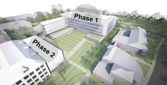 HERE IS A rendering of the engineering project at the University of Rhode Island. / COURTESY UNIVERSITY OF RHODE ISLAND