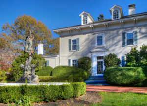 UPWARD TREND: With an improved economy and added jobs, Rhode Island is seeing more luxury homebuyers investing in waterfront locations, such as Oakwood, located at 50 Narragansett Ave., in Newport. / COURTESY GUSTAVE WHITE SOTHEBY'S INTERNATIONAL REALTY