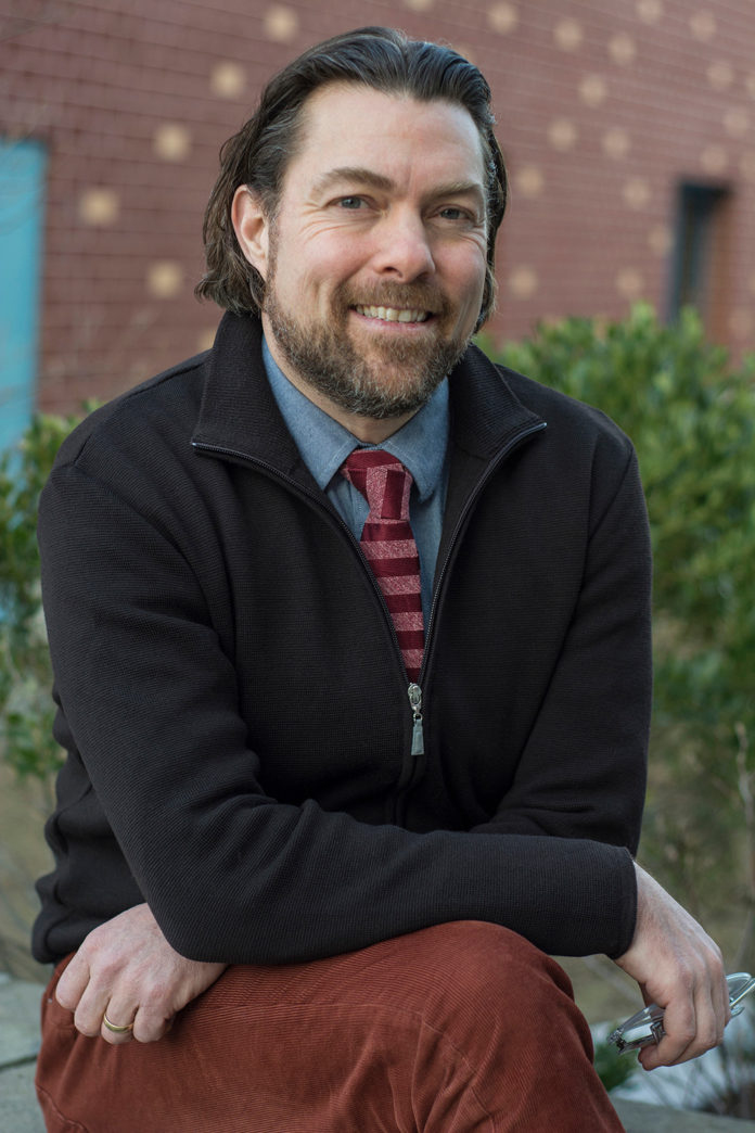 AUSTIN BECKER, a University of Rhode Island professor of marine affairs, was named URI’s first recipient of a Sloan Research Fellowship from the Alfred P. Sloan Foundation. / COURTESY UNIVERSITY OF RHODE ISLAND