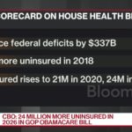 THE CONGRESSIONAL BUDGET OFFICE has estimated that the Republican health care plan working its way through Congress would result in 14 million more people without health insurance within a year of being enacted, as well as another 10 million who would lose coverage within a decade. / COURTESY BLOOMBERG NEWS