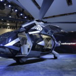 BELL HELICOPTER'S FCX-001 chopper caused a stir at a trade show last week. The helicopter displays the company's most cutting-edge technologies, / COURTESY BELL HELICOPTER