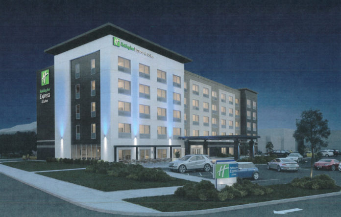 A RENDERING of the 91-room Holiday Inn Express and Suites at 371 Pine St. that has been approved by the Providence City Plan Commission. / COURTESY CITY OF PROVIDENCE CITY PLAN COMMISSION